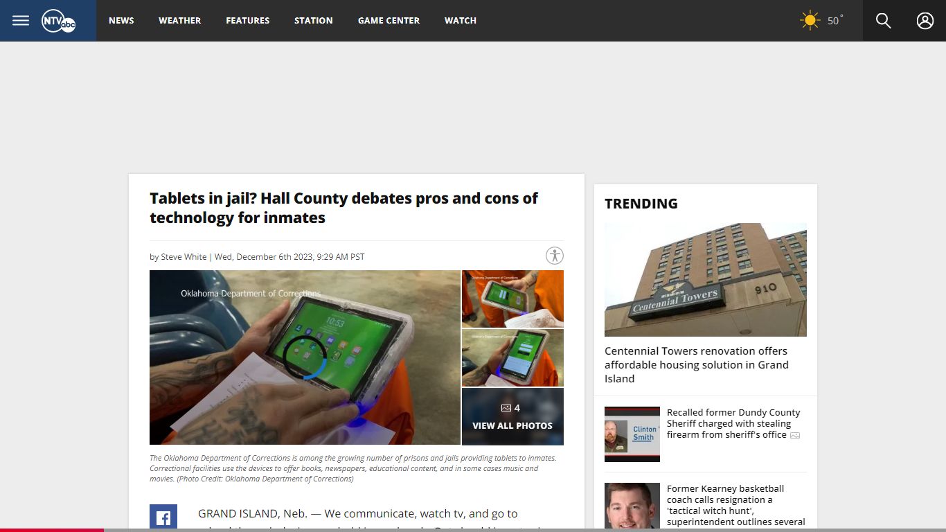 Tablets in jail? Hall County debates pros and cons of technology for ...